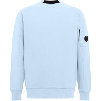 CP COMPANY Heavyweight Lens Sweatshirt Men Crew Sweaters Strlght Blu 806 for sale