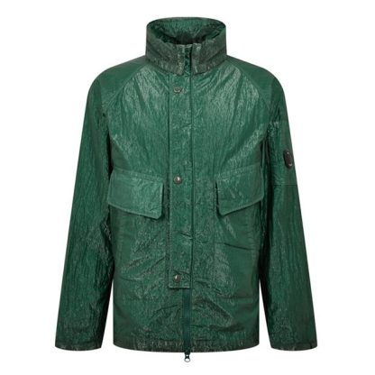 CP COMPANY Kan-D Hooded Jacket Men Rain Jackets Brnze Green 648 for sale