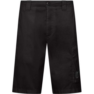 CP COMPANY Lens Detail Cargo Shorts Men Cargo Shorts Black 999 for sale