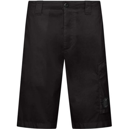 CP COMPANY Lens Detail Cargo Shorts Men Cargo Shorts Black 999 for sale