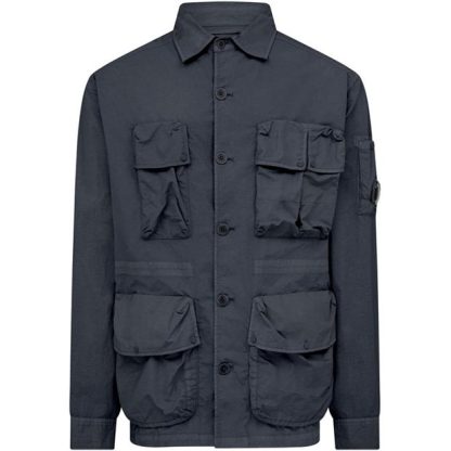 CP COMPANY Lens Detail Overshirt Men Overshirts Total Eclip 888 for sale