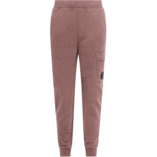 CP COMPANY Lens Jogging Bottoms Men Closed Hem Fleece Jogging Bottoms Cedar Wood 476 for sale