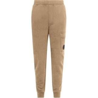 CP COMPANY Lens Jogging Bottoms Men Closed Hem Fleece Jogging Bottoms M Desert 317 for sale