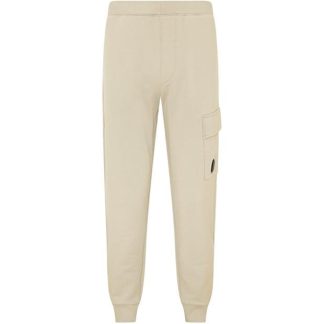 CP COMPANY Lens Jogging Bottoms Men Closed Hem Fleece Jogging Bottoms Pstchio Shl 402 for sale