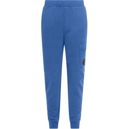 CP COMPANY Lens Jogging Bottoms Men Closed Hem Fleece Jogging Bottoms Riviera 818 for sale