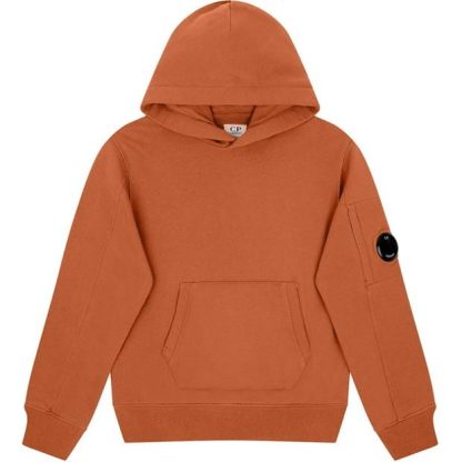 CP COMPANY Lens Long Sleeve Hoodie Junior Kids OTH Hoodies Gld Flme 50892 for sale