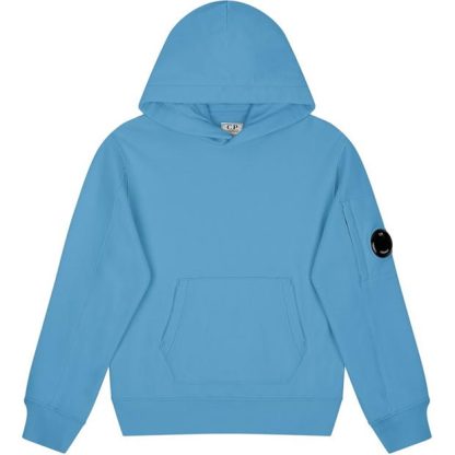 CP COMPANY Lens Long Sleeve Hoodie Junior Kids OTH Hoodies Ngra Blue 40631 for sale