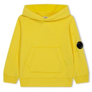 CP COMPANY Lens Long Sleeve Hoodie Junior Kids OTH Hoodies Sulphur 51463 for sale