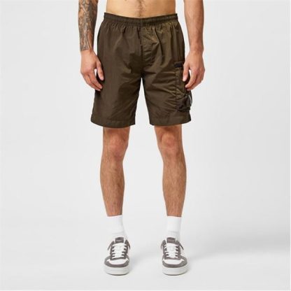 CP COMPANY Lens Swim Shorts Men Swim Shorts Ivy Green 683 for sale