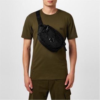 CP COMPANY Lens Waist Bag Unisex Bumbags Black 999 for sale