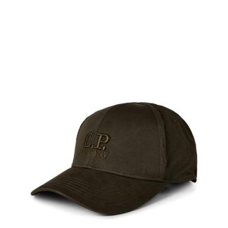 CP COMPANY Logo Baseball Cap Kids Baseball Caps Ivy Green 683 for sale