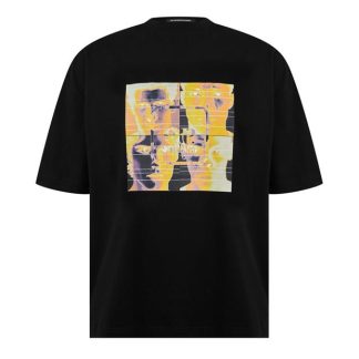 CP COMPANY METROPOLIS Cp Company - Graphic Print T-Shirt Men Regular Fit T-Shirts Black 999 for sale