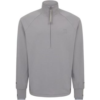 CP COMPANY METROPOLIS Cp Company - Stretch Fleece Sweatshirt Men 1/4 Zip Fleece Tops Drizzle 913 for sale