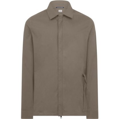 CP COMPANY METROPOLIS Cpcm Gabardine Shirt Sn34 Men Overshirts Silver Sage 335 for sale