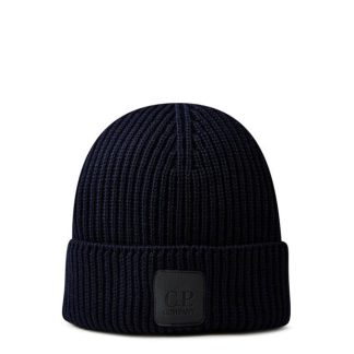 CP COMPANY METROPOLIS Ribbed Beanie Unisex Beanies Sky Captain 897 for sale