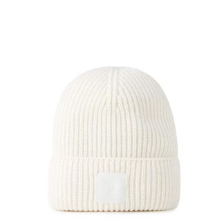 CP COMPANY METROPOLIS Ribbed Beanie Unisex Beanies White 101 for sale