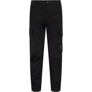 CP COMPANY METROPOLIS Series Sateen Ergonomic Cargo Pants Men Cargo Trousers Black 999 for sale