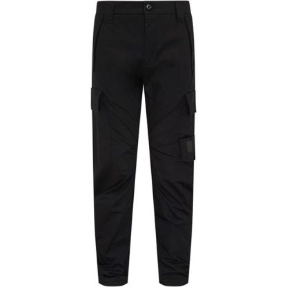 CP COMPANY METROPOLIS Series Sateen Ergonomic Cargo Pants Men Cargo Trousers Black 999 for sale