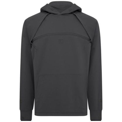 CP COMPANY METROPOLIS Stretch Fleece Zipped Hoodie Men Black 999  for sale