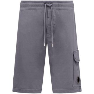 CP COMPANY Micro Lens Fleece Shorts Men Fleece Shorts Griff Grey 937 for sale