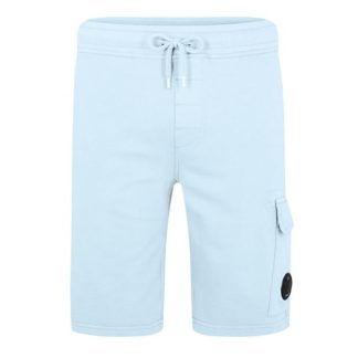 CP COMPANY Micro Lens Fleece Shorts Men Fleece Shorts Strlght Blu 806 for sale