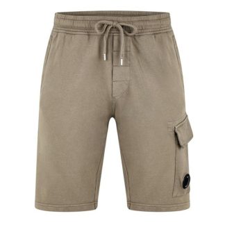 CP COMPANY Micro Lens Fleece Shorts Men Fleece Shorts Walnut 359 for sale