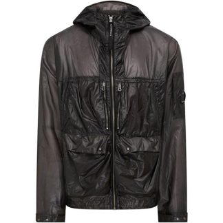 CP COMPANY Pium Hooded Jacket Men Raven 985  for sale