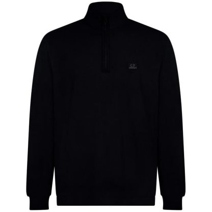 CP COMPANY Polo - Long Sleeve Men Long Sleeve Polos Black 999 for sale