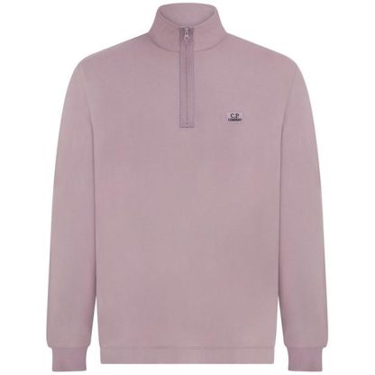 CP COMPANY Polo - Long Sleeve Men Long Sleeve Polos Purple Dove 735 for sale