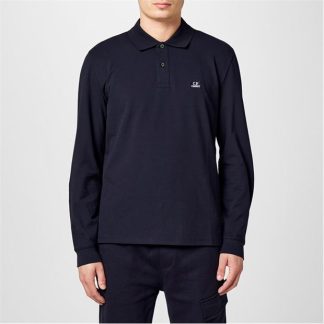 CP COMPANY Polo Shirt Men Long Sleeve Polos Total Eclip 888 for sale