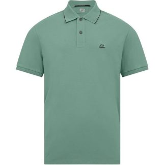 CP COMPANY Polo Shirt Men Short Sleeve Polos Green Bay 626 for sale