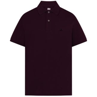 CP COMPANY Polo Shirt Men Short Sleeve Polos Potent Prpl 790 for sale