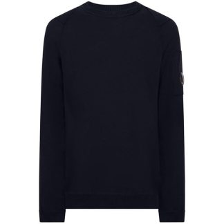 CP COMPANY Sea Island Crew Sweater Men Jumpers Total Eclip 888 for sale