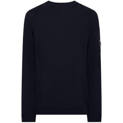 CP COMPANY Sea Island Crew Sweater Men Jumpers Total Eclip 888 for sale