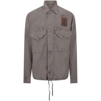 CP COMPANY Seed 2 Button Overshirt Men Overshirts Castlerock 920 for sale