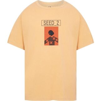 CP COMPANY Seed Graphic Print T-Shirt Men Flame Org 425  for sale