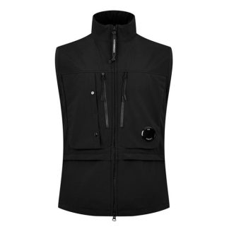 CP COMPANY Shell-R Utility Vest Men Gilets - Lightweight Black 999 for sale