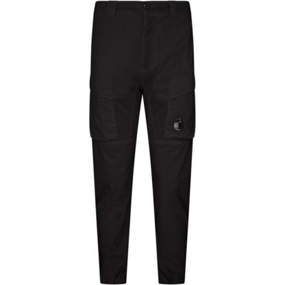 CP COMPANY Stretch Cargo Trousers Men Cargo Trousers Black 999 for sale