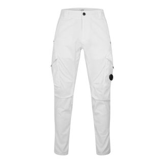 CP COMPANY Stretch Cargo Trousers Men Gauze White 103  for sale