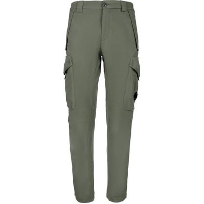 CP COMPANY Stretch Sateen Cargo Pants Men Cargo Trousers Stone Grey 665 for sale