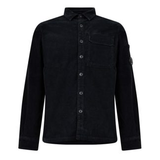 CP COMPANY Velluto Cord Shirt Men Cord Shirts - Long Sleeve Total Eclip 888 for sale