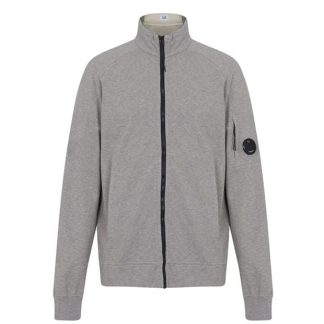 CP COMPANY Zip Sweatshirt Men Crew Sweaters Grey M93 for sale