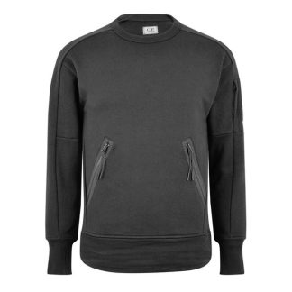 CP Company CP 2 Zip Pkt Sweat Sn99 Men Black 999  for sale