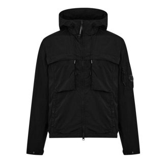 CP Company CP Chrome-R Hood Jkt Sn42 Men Softshell Jackets Black 999 for sale