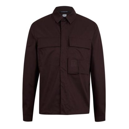 CP Company CP Company Overshirt - Men Overshirts Rum Raisin 597 for sale