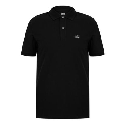 CP Company CP Company Polo - Short Sleeve Men Short Sleeve Polos Black 999 for sale