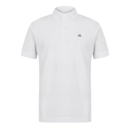 CP Company CP Company Polo - Short Sleeve Men Short Sleeve Polos Gauze White 103 for sale