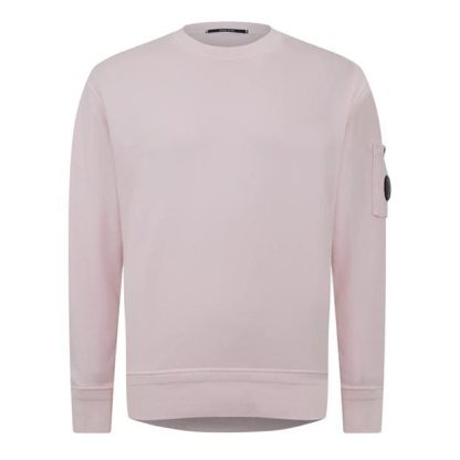 CP Company CP Company Sweatshirts - Crew Neck Men Crew Sweaters Hvnly Pink 501 for sale