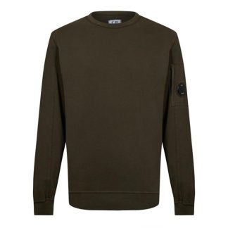 CP Company CP Company Sweatshirts - Crew Neck Men Crew Sweaters Ivy Green 683 for sale