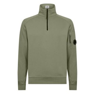 CP Company CP Company Sweatshirts - Polo Collar Men Crew Sweaters Bronz Green 648 for sale